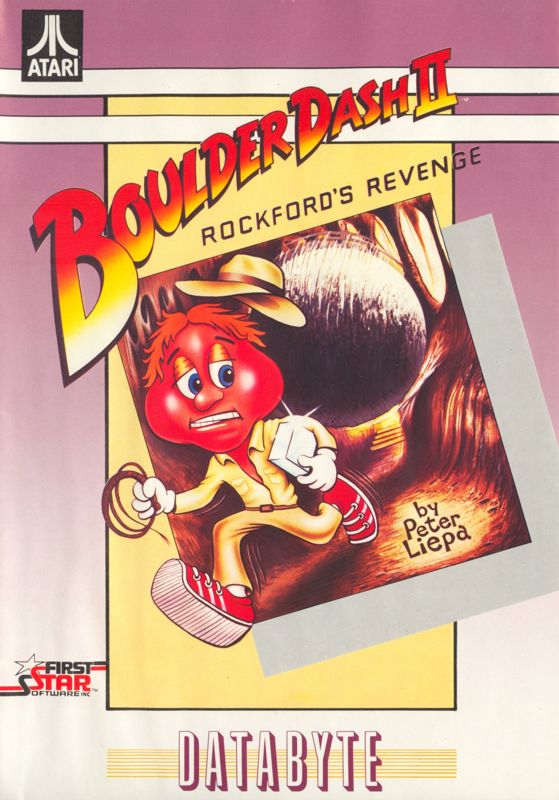 Boulder Dash II: Rockford's Revenge box art for Atari 5200